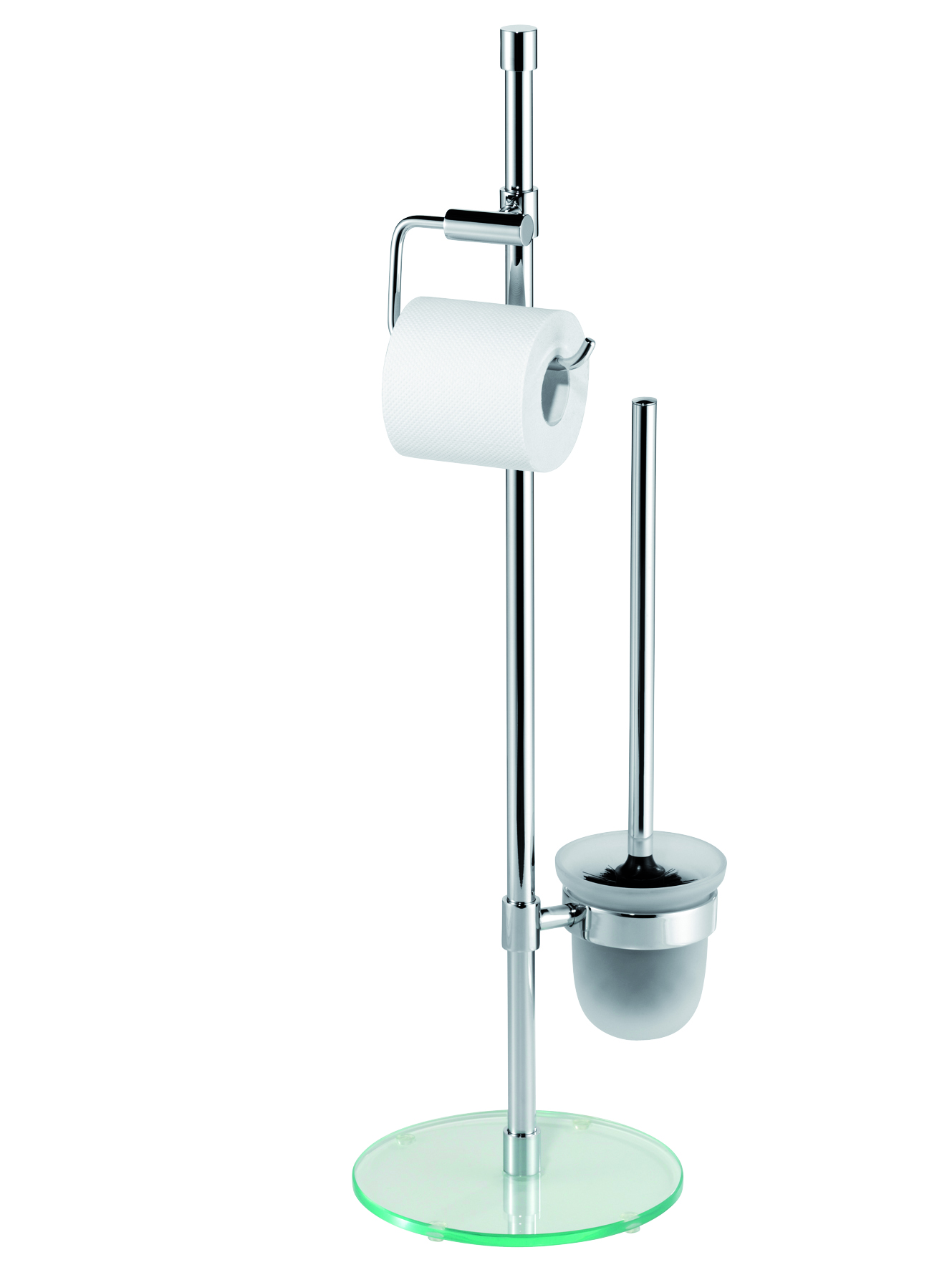 AVENARIUS Design-Ständer WC
mit Glasfuß, Serie Univ. 9104505010
