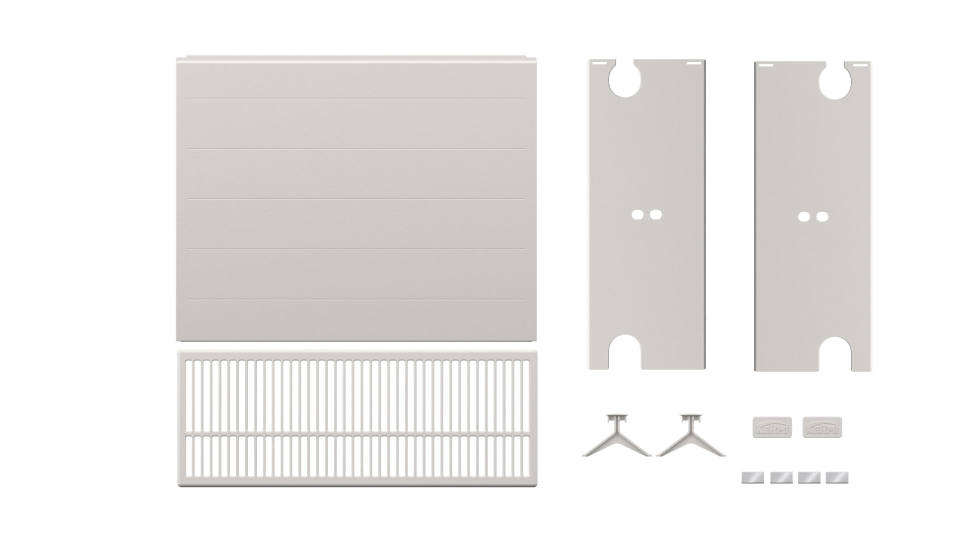 Kermi Upgrade Set Line M T33 900x900 Onyx ZA02460174
