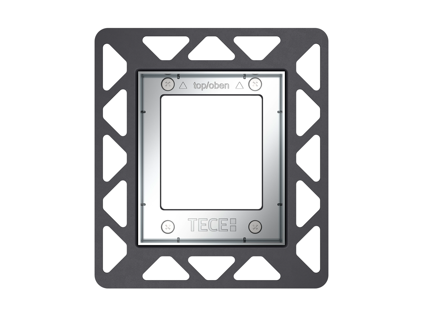 TECE Urinal-Einbaurahmen fuer flaechenbuendige Montage Chrom glzd. 9242649