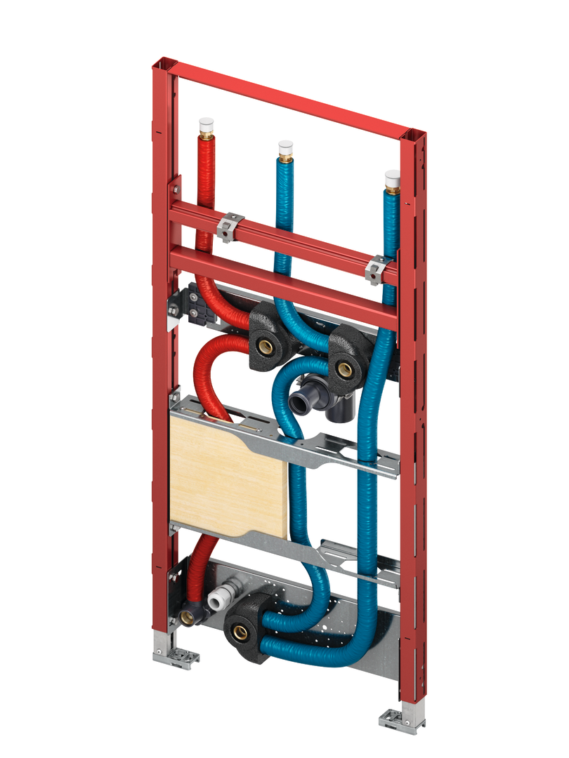 TECEprofil Waschtischmodul asym. Montage f. Durchlauferh. und Wascht., BH 1120mm 9310024