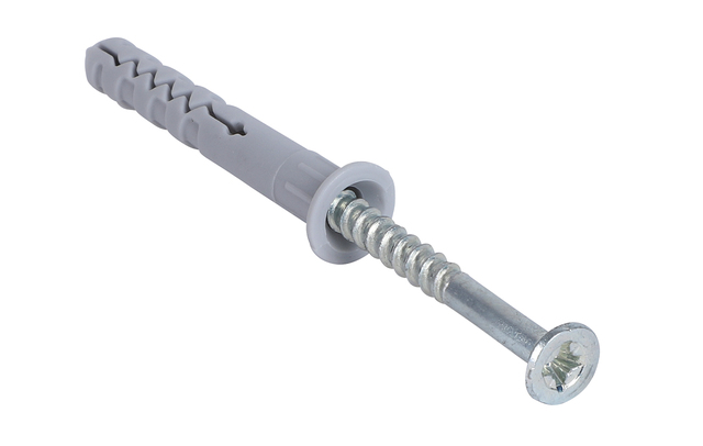 Walraven Einschlagduebel-Set WNP PA6 u. elektrolyt. verzinkt 6 x 40 mm 62232604