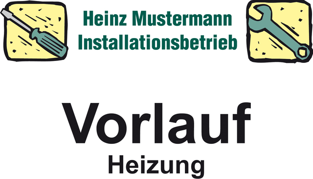 Walraven Schilderaufdruck IKS-2000 mehrfarbig (nur auf weissem Schild) 0200024