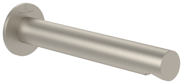 Villeroy Boch Badewannenauslauf Loop+Friends 60x225x60mm Rund Brushed Nickel Matt TVT10650515364