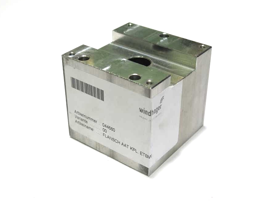 WINDHAGER Flansch AAT kpl. BW Flansch Ascheaustragung kpl. mit Lagerbu 044680