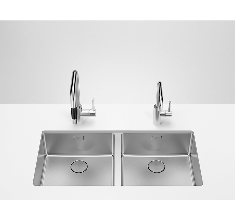 Dornbracht Doppelbecken SERIENNEUTRAL 38240004 Edelstahl gebuerstet 38240004-86 Dornbracht Doppelbecken SERIENNEUTRAL 38240004 Edelstahl gebuerstet 38240004-86