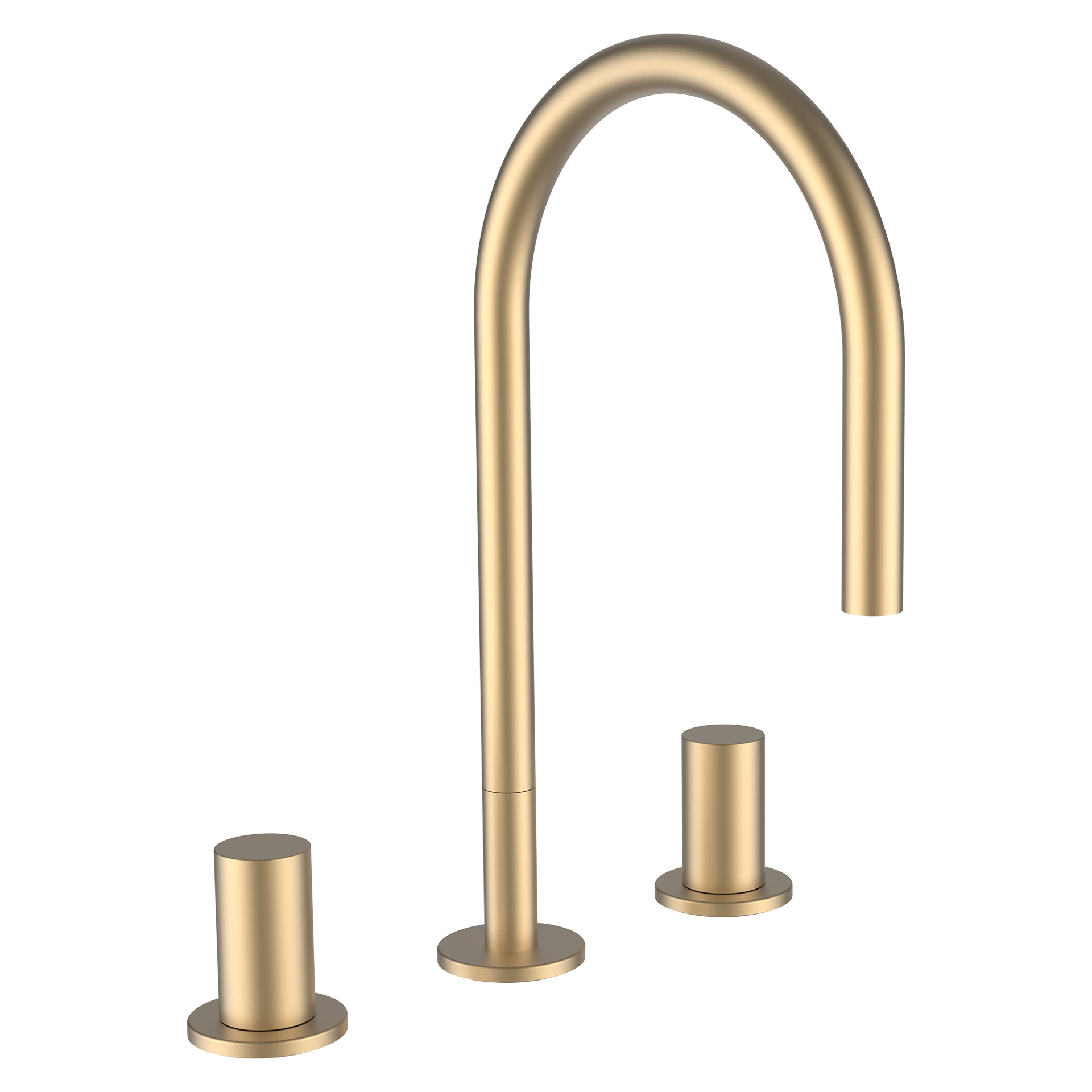 Laufen 3-Loch WT-Mischer K-LAUFEN Schwenkaus auslauf 166 o.Ablaufventil PVD Blassgold H3123330832201