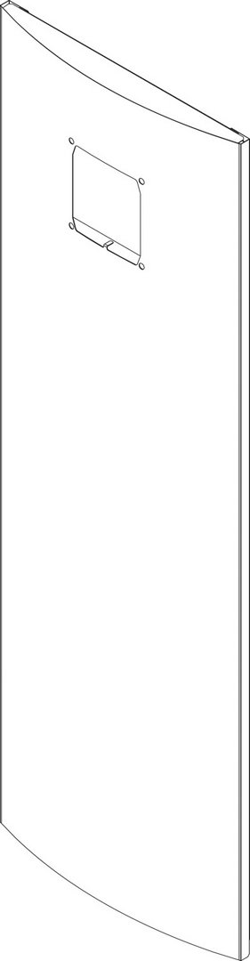 BOSCH Ersatzteil TTNR: 8733703224 Vorderwand
