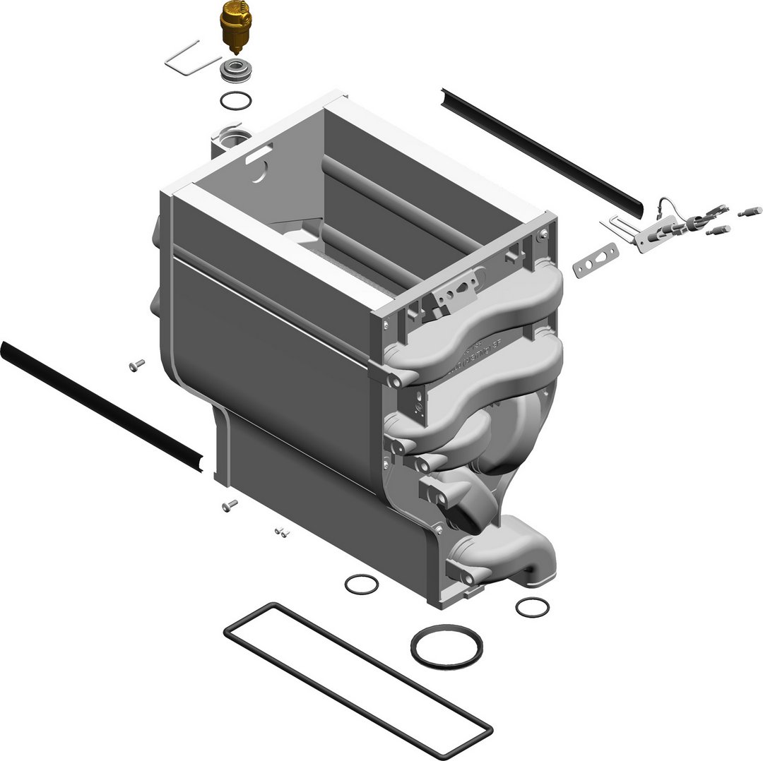 BOSCH Ersatzteil TTNR: 8738901742 Waermetauscher
