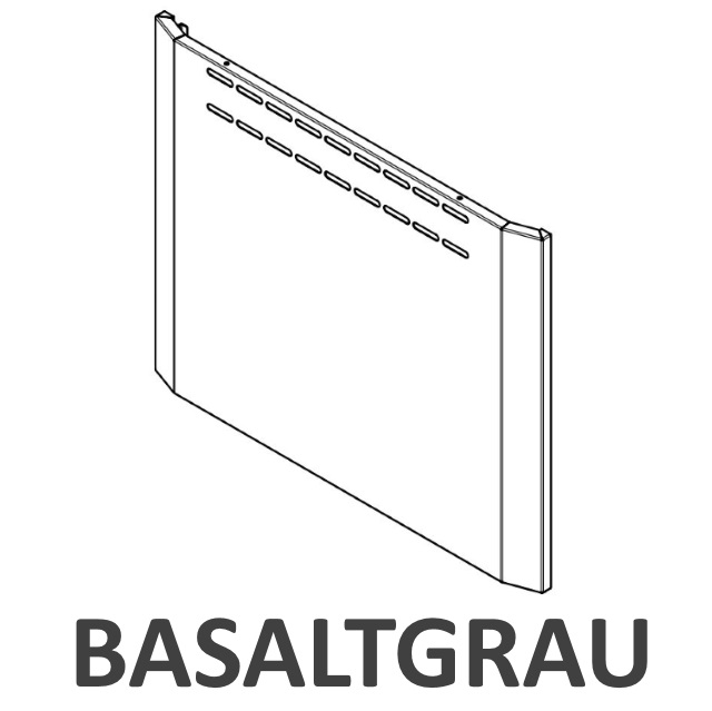 WINDHAGER De. vo. be. 36/50 be. basaltgr Deckel vorne 36/50 beschichtet basaltgra 054106