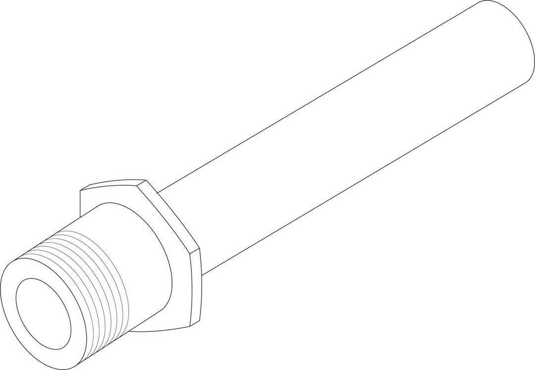 BOSCH Ersatzteil TTNR: 7735501551 Tauchhuelse 1/2"x120 NI everp