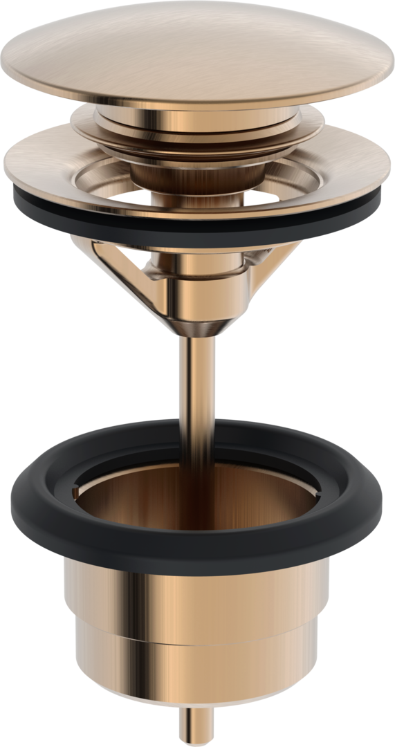 Hansa Ablaufgarnitur Push-Open HANSA 0764 Bronze gebuerstet 0764010081 Hansa Ablaufgarnitur Push-Open HANSA 0764 Bronze gebuerstet 0764010081