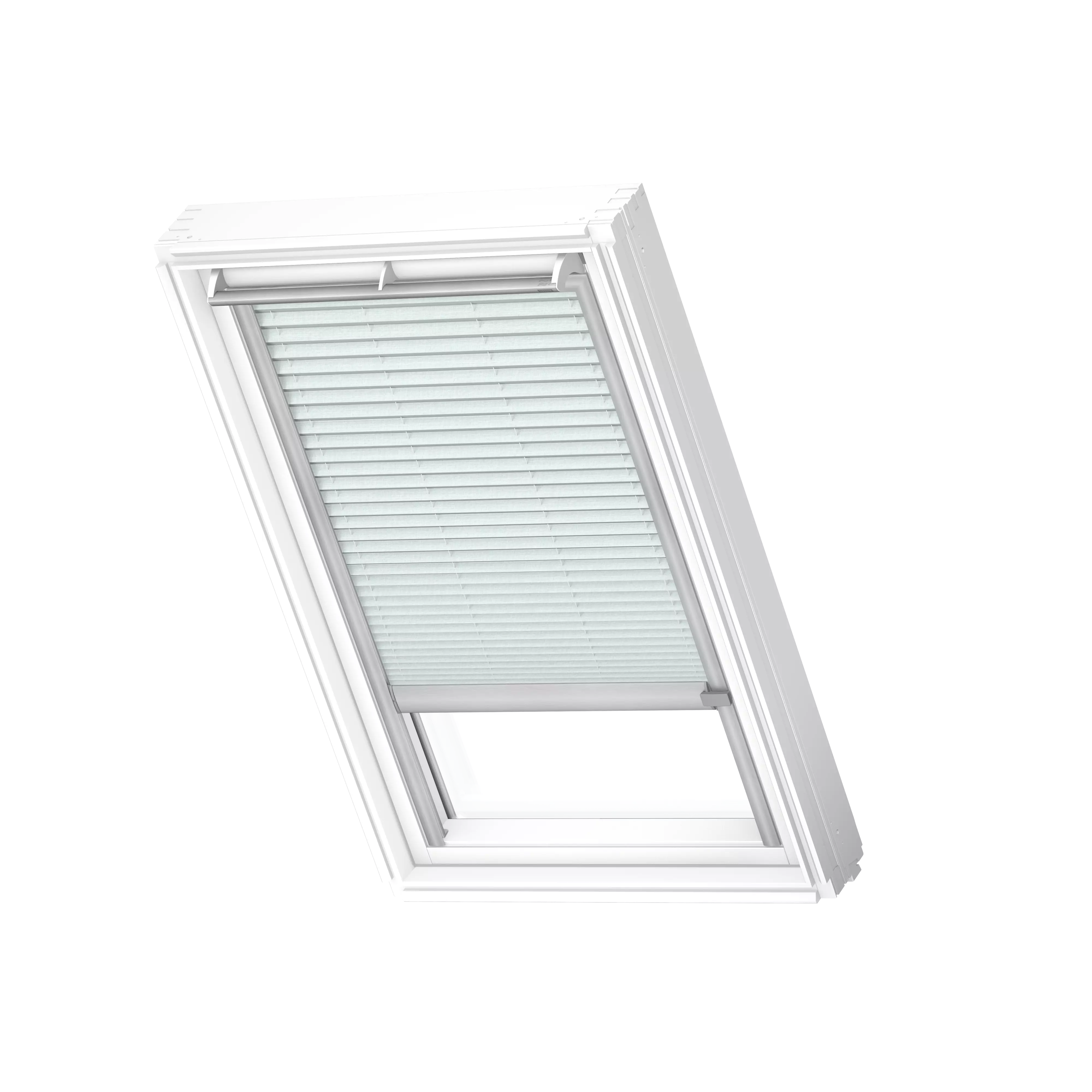 VELUX Plissee solar Himmelblau, alu Schiene, Premium FSL C06 1285K