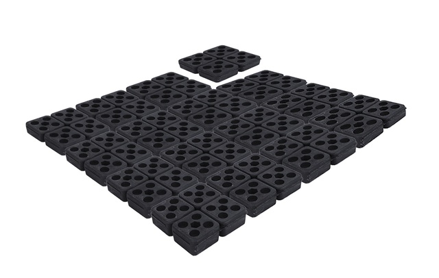 Walraven Antivibrationsplatte VibraTek PR-T 411,2x411,2x18mm zuschneidbar 50x50 2801200400 Walraven Antivibrationsplatte VibraTek PR-T 411,2x411,2x18mm zuschneidbar 50x50 2801200400