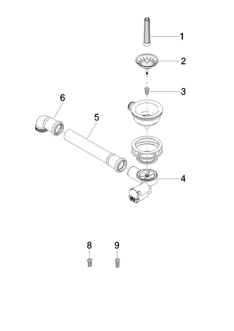 Dornbracht Ablgarn. fuer Spueltisch ERSATZTEILE 04110105600 500 x 35 x 195 mm Edelstahl 04110105600-85 Dornbracht Ablgarn. fuer Spueltisch ERSATZTEILE 04110105600 500 x 35 x 195 mm Edelstahl 04110105600-85