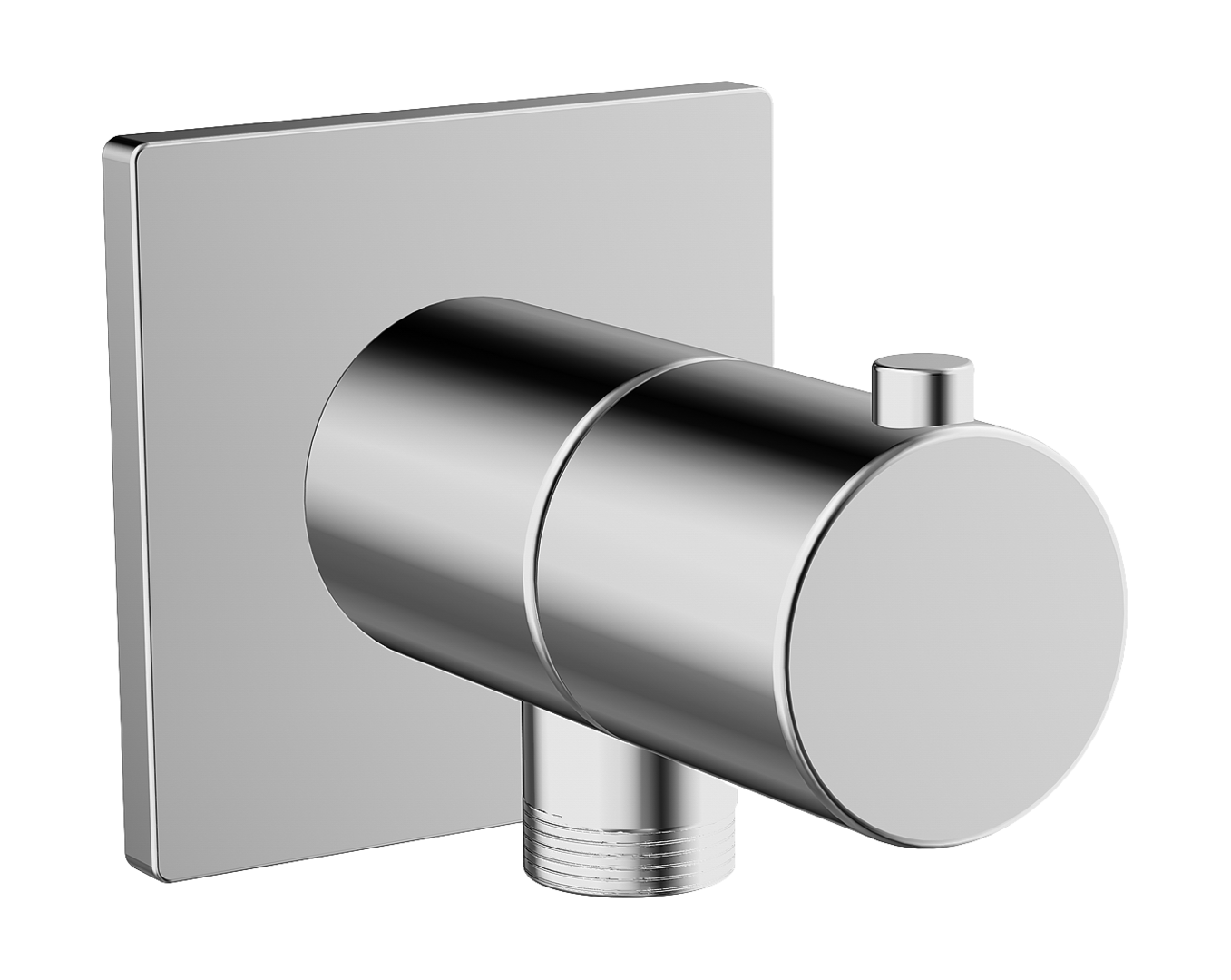 Hansa Wandanschlussbogen HANSA 5157 Ros. eckig G1/2 DN15 chr 51570172