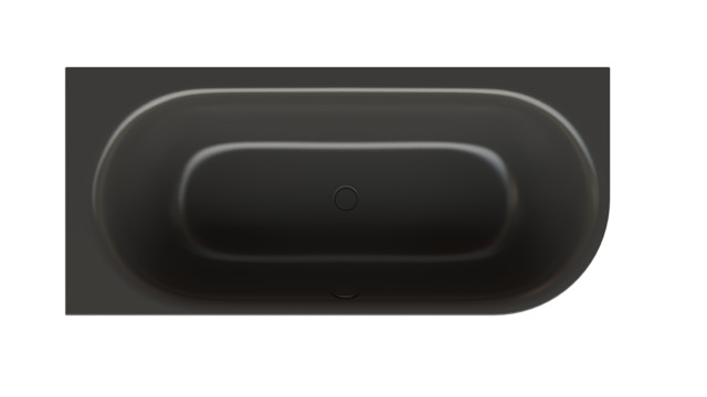 Bette Badewannen Eck Sonderform Lux Oval IV Silhouette anthr 1750x800x450/575mm 3425-401CERVS