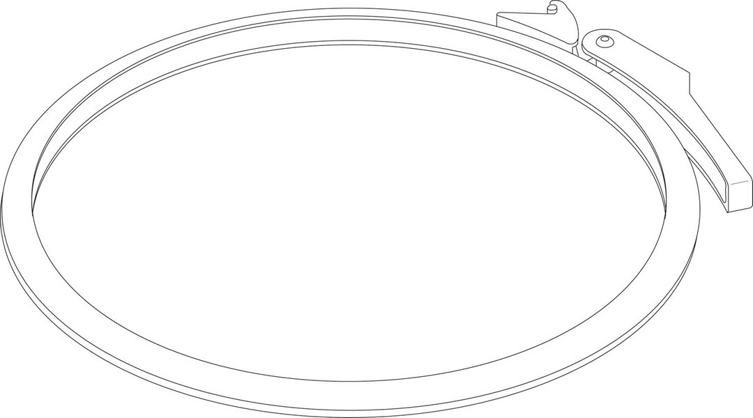 BOSCH Ersatzteil TTNR: 8738805003 Spannschelle d=140 mm everp