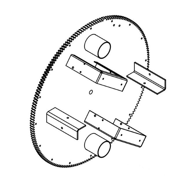 WINDHAGER Stirnscheibe KPL.USE8 Stirnscheibe kpl. fuer Umschalteinheit 8 047699