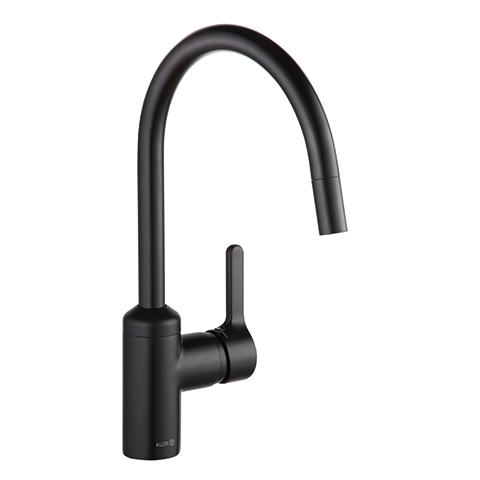 KLUDI BINGO STAR Spueltisch EHM DN 15 herausziehbarer Auslauf mattschwarz 428513978