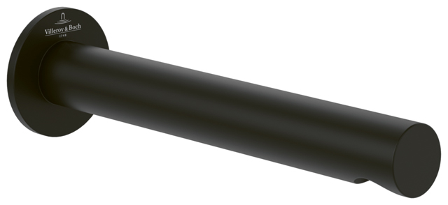 Villeroy Boch Badewannenauslauf Loop+Friends 60x225x60mm Rund Matt Black TVT106505153K5