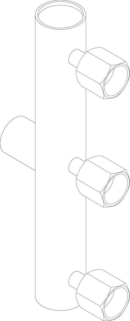 BOSCH Ersatzteil TTNR: 8738805100 Armarturbalken SE/SK/SB everp