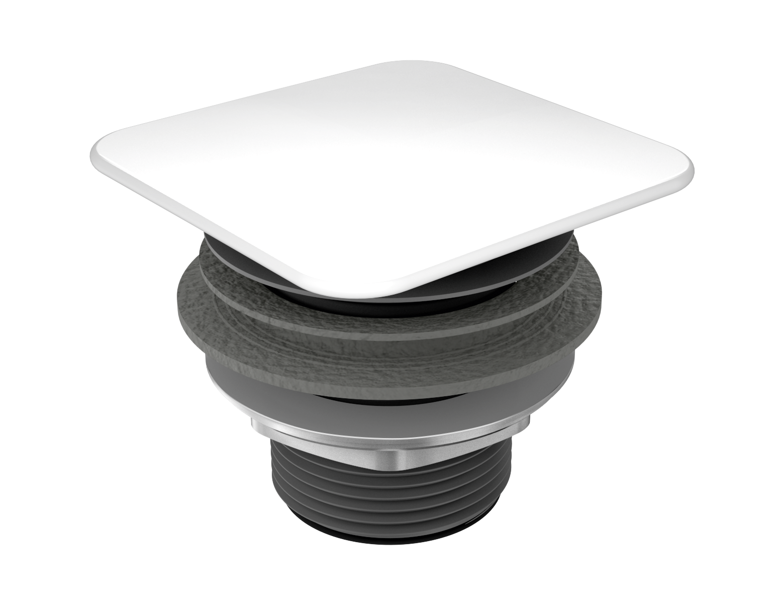 Kaldewei Permanentablaufventil Mod. 3905 mit emaill. Deckel,eckig,bahamabeige 905900000030