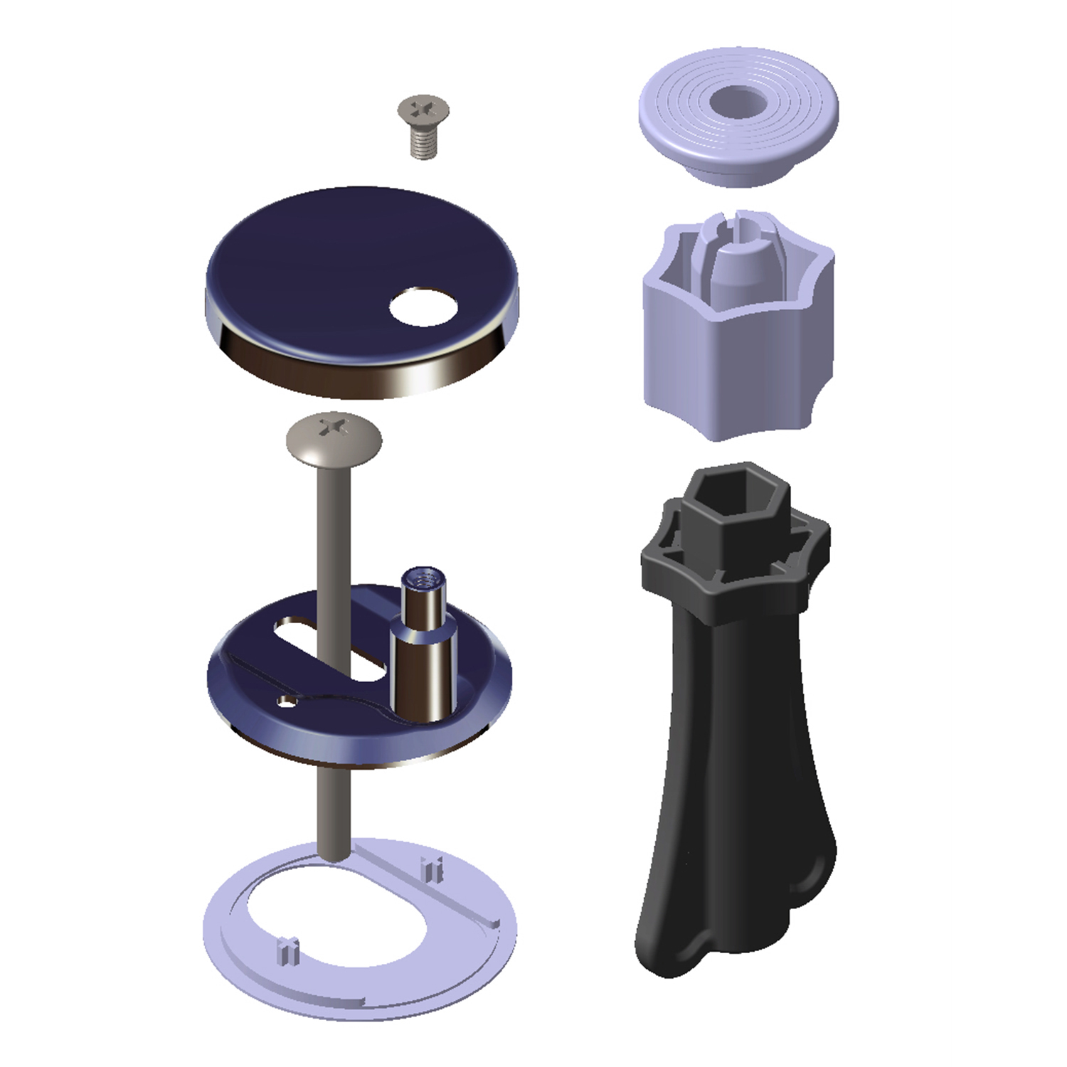 Laufen Befestigung WC-Sitz PRO/MODERNA/LIBERTY H8989520000001 Laufen Befestigung WC-Sitz PRO/MODERNA/LIBERTY H8989520000001