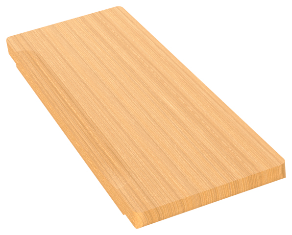 Villeroy Boch Schneidbrett aus europaeischer Eiche Zubehoer 128x358x20mm Eckig 8K421000