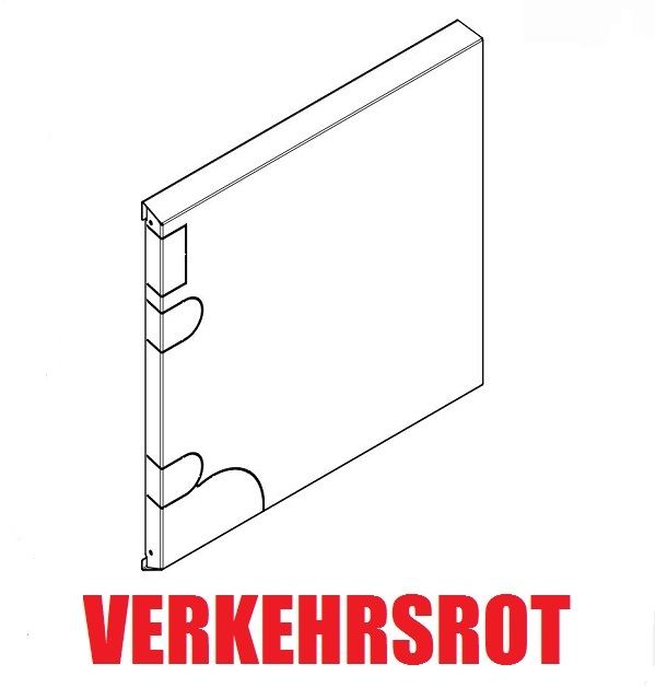 WINDHAGER De. NHF verkehrsrot 21/26 BW2 Deckel NHF BW2/BWL/BWA 21/26 050875