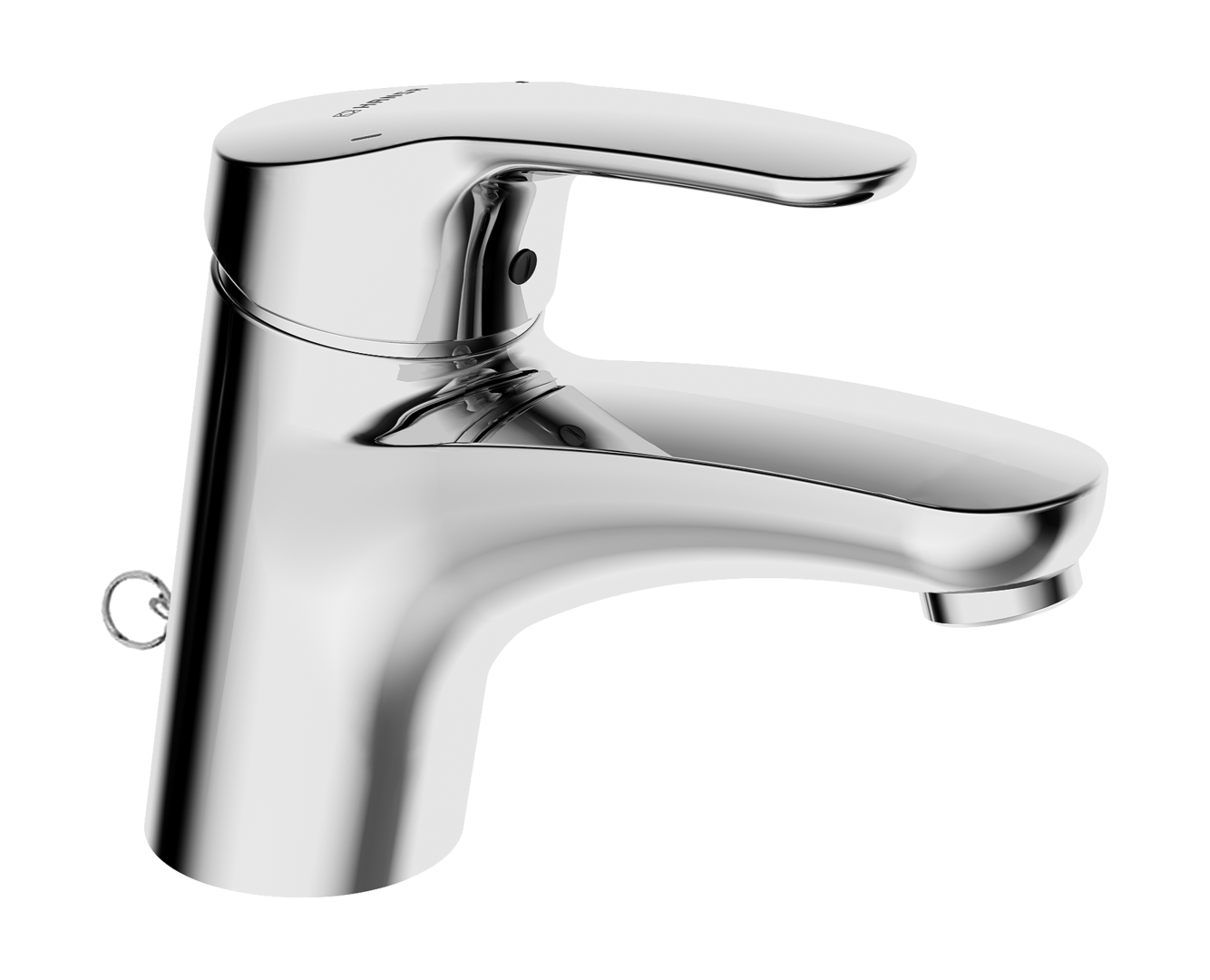 Hansa EHM Waschtisch Mischbatterie HANSAMIX 0104 CU-Rohr Ausld. 141 mm DN15 chr 01042183