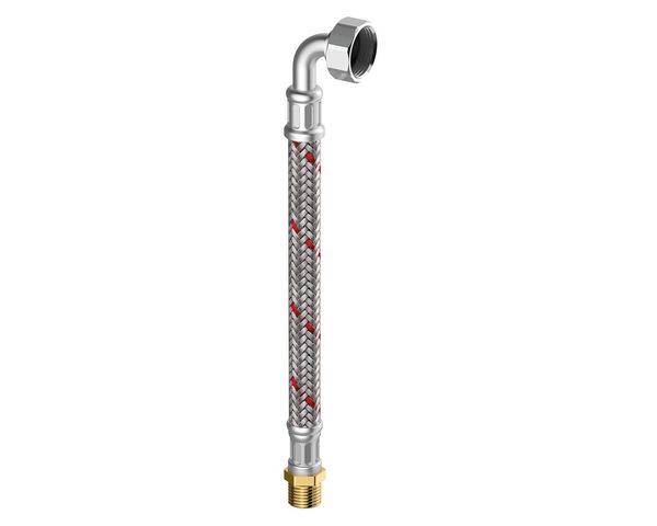 Flamco MeiFlamcoex Panzerschlauch Heizung/Klima 3/4" AG x 3/4" Bogen, 1000 mm M4327.1127.100