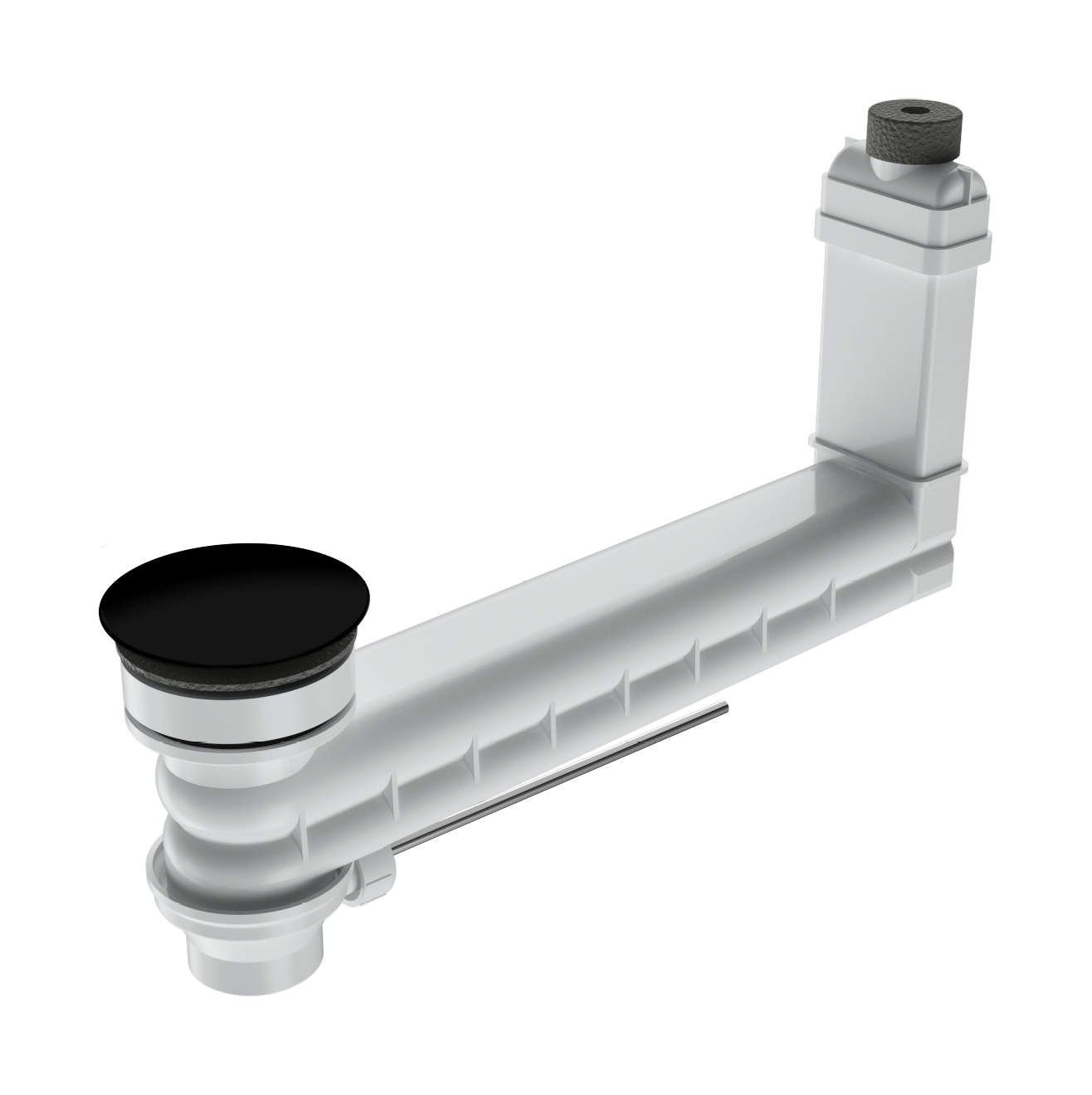 Kaldewei Ab-+ueberlaufventil CLOU Mod. 3900 f. Excenterbet.,Deckel email., rund,sw 905300000701