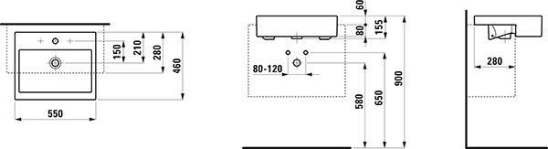 Laufen Halbeinbau-WT LIVING CITY 460x550x155 1 Hl. m.uel. weiss H8134320001041 Laufen Halbeinbau-WT LIVING CITY 460x550x155 1 Hl. m.uel. weiss H8134320001041