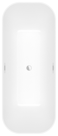 Villeroy Boch Badewanne Finion UBQ177FIN7N100V3 1700x700mm Freistehend Stone White 177FIN7N100V3RW