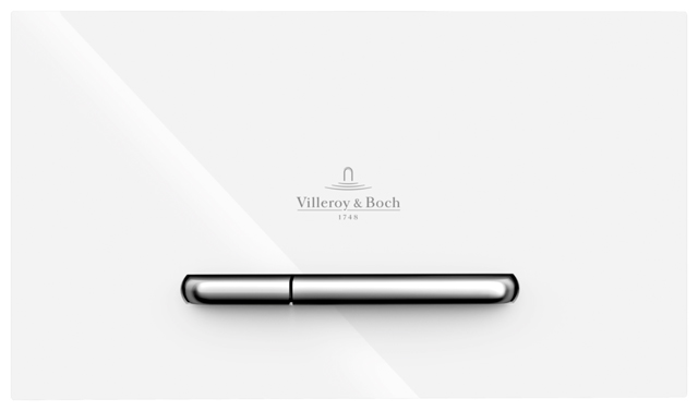 Villeroy Boch WC-Betaetigungsplatte ViConnect 127x253x80mm Eckig Weiss 92218068 Villeroy Boch WC-Betaetigungsplatte ViConnect 127x253x80mm Eckig Weiss 92218068