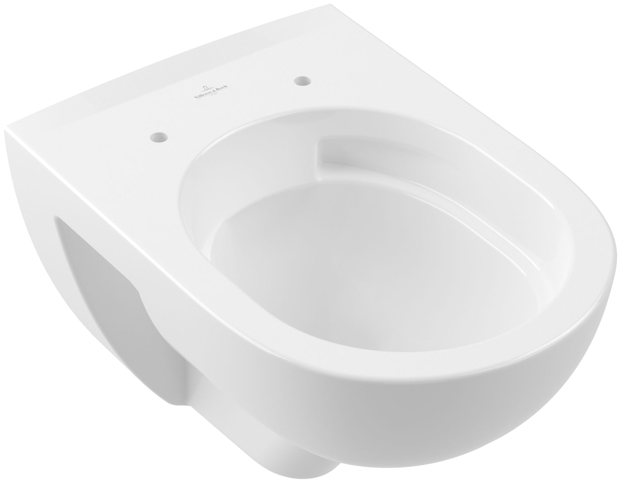 Villeroy Boch Tiefspuel-WC spuelrandlos O.novo 5660C0 360x520mm Rund Weiss Alpin CeramicPlus 5660C0R1