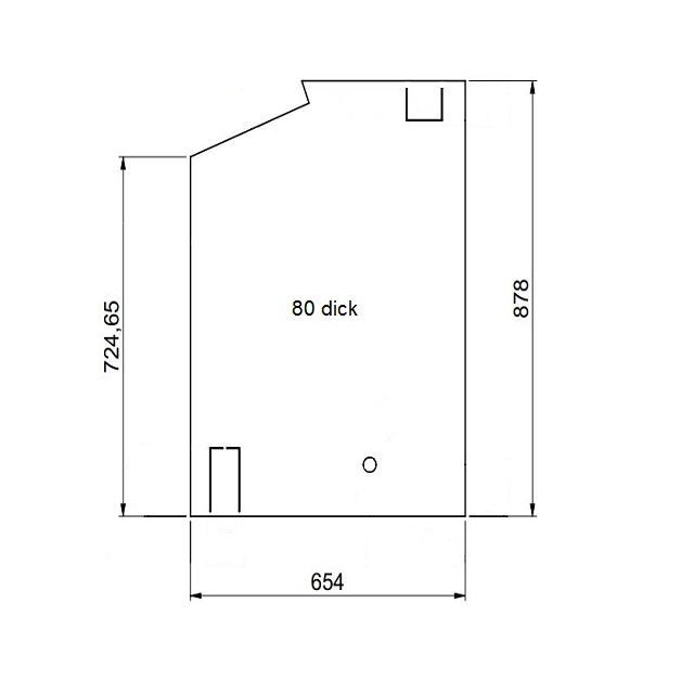 WINDHAGER Is. re. 21-33 BW2 Isolierung rechts BW2/BW2T 21-33, BWL/BW 048907