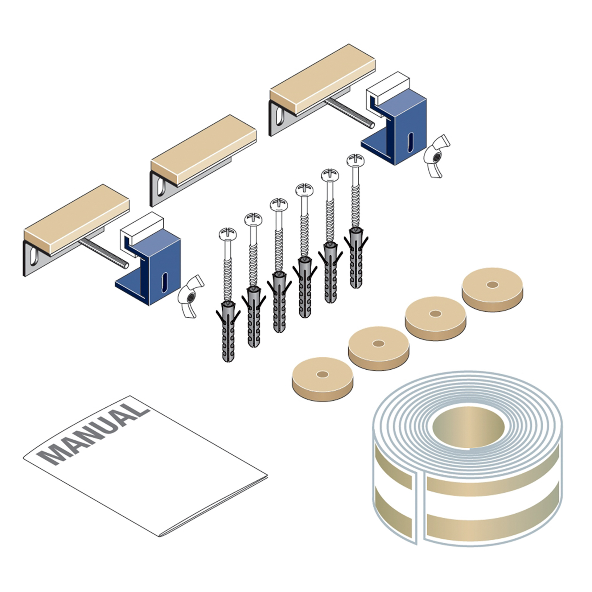 Laufen Schallschutzset fuer Duschwannen bis 120 cm H2989880000001 Laufen Schallschutzset fuer Duschwannen bis 120 cm H2989880000001