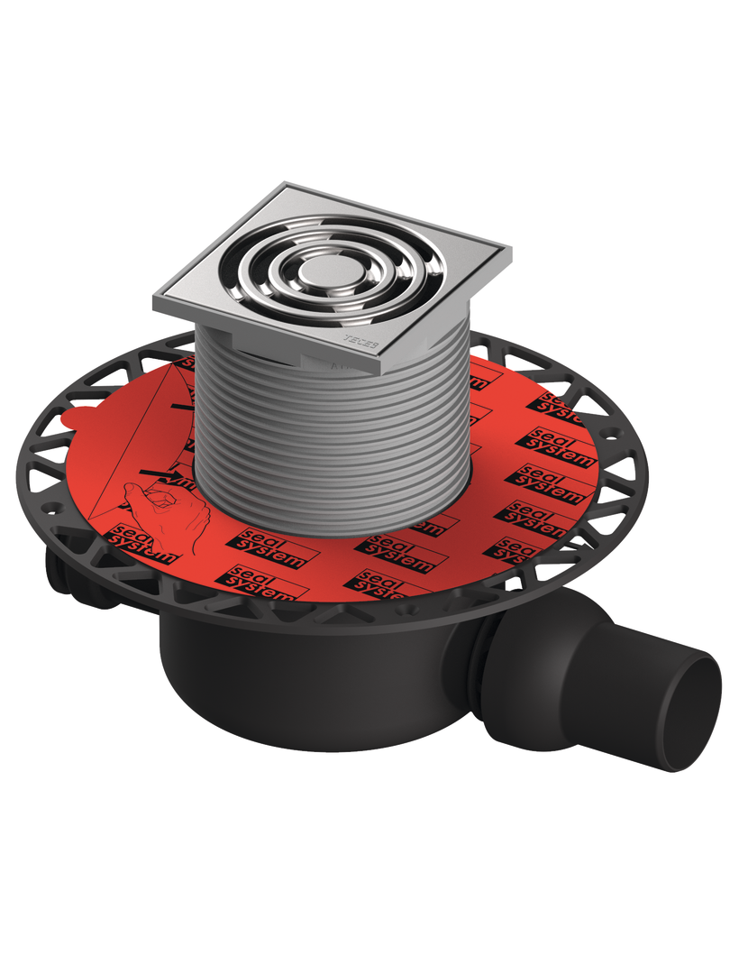 TECEdrainpoint S 120 Ablaufset Norm mit Seal System Univ.fl. 3601200