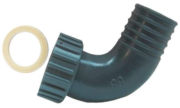 KSB 90 Grad Winkelstueck 1 1/2" mit Schlauchtuelle DN 40 42208023