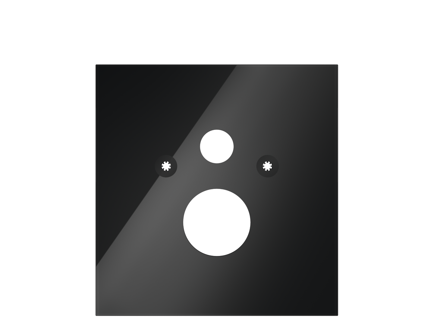 TECElux WC-Glasplatte Standard-WC, Glas schwarz glaenzend 9650105 TECElux WC-Glasplatte Standard-WC, Glas schwarz glaenzend 9650105