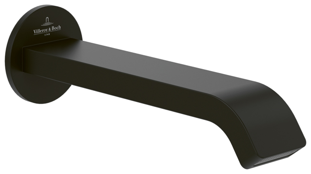 Villeroy Boch Badewannenauslauf Dawn 60x201x60mm Rund Matt Black TVT106505152K5 Villeroy Boch Badewannenauslauf Dawn 60x201x60mm Rund Matt Black TVT106505152K5