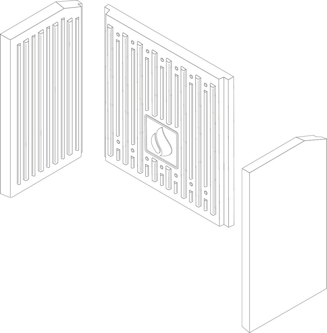 BOSCH Ersatzteil TTNR: 63034047 Schamotte-Satz 9 everp