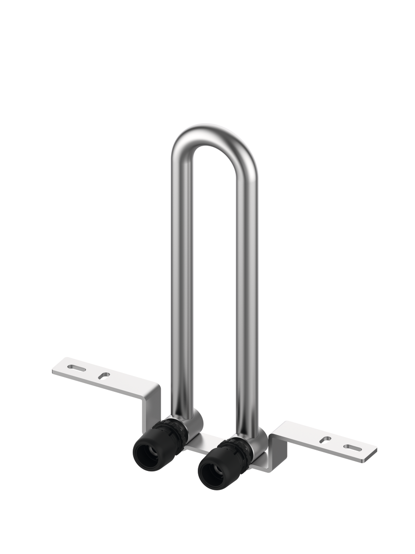 TECElogo-Ax HK-Montagegarnitur 15 mm Dimension 16, Wandmontage, CU vernickelt 8864206