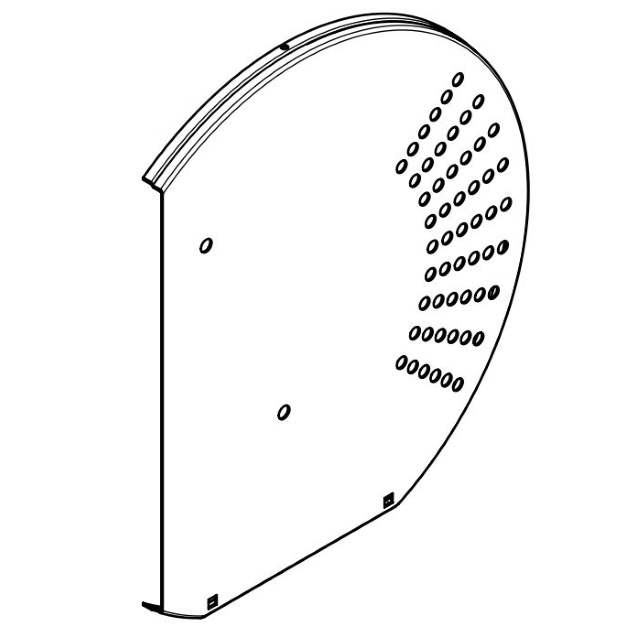 WINDHAGER VERKL. Pelletsbehaelter BW2, BW Verkleidung Pelletsbehaelter BW2, BW2T, B 048986