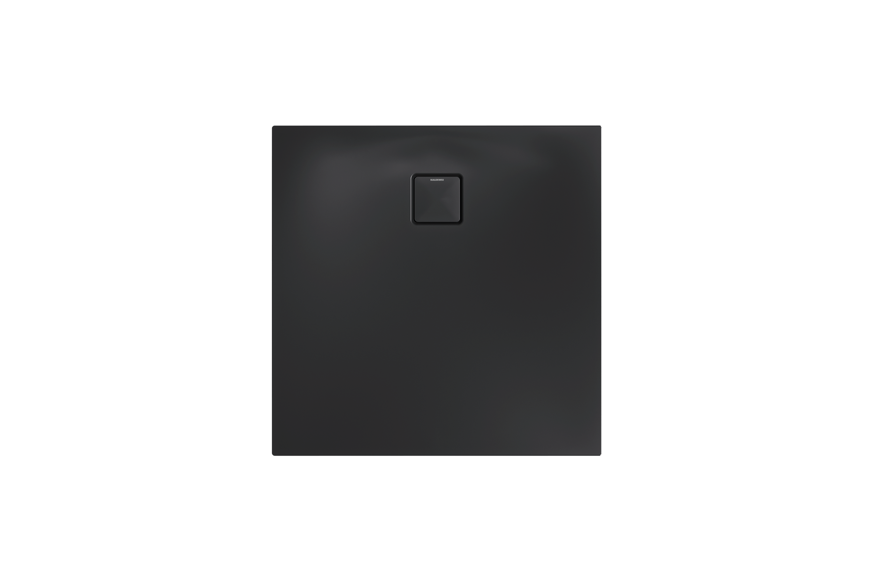 Kaldewei Duschwanne ALUVIA Mod.3253,900x900x20mm, schwarz matt 100,Invisible Grip,SoLi 325311111676