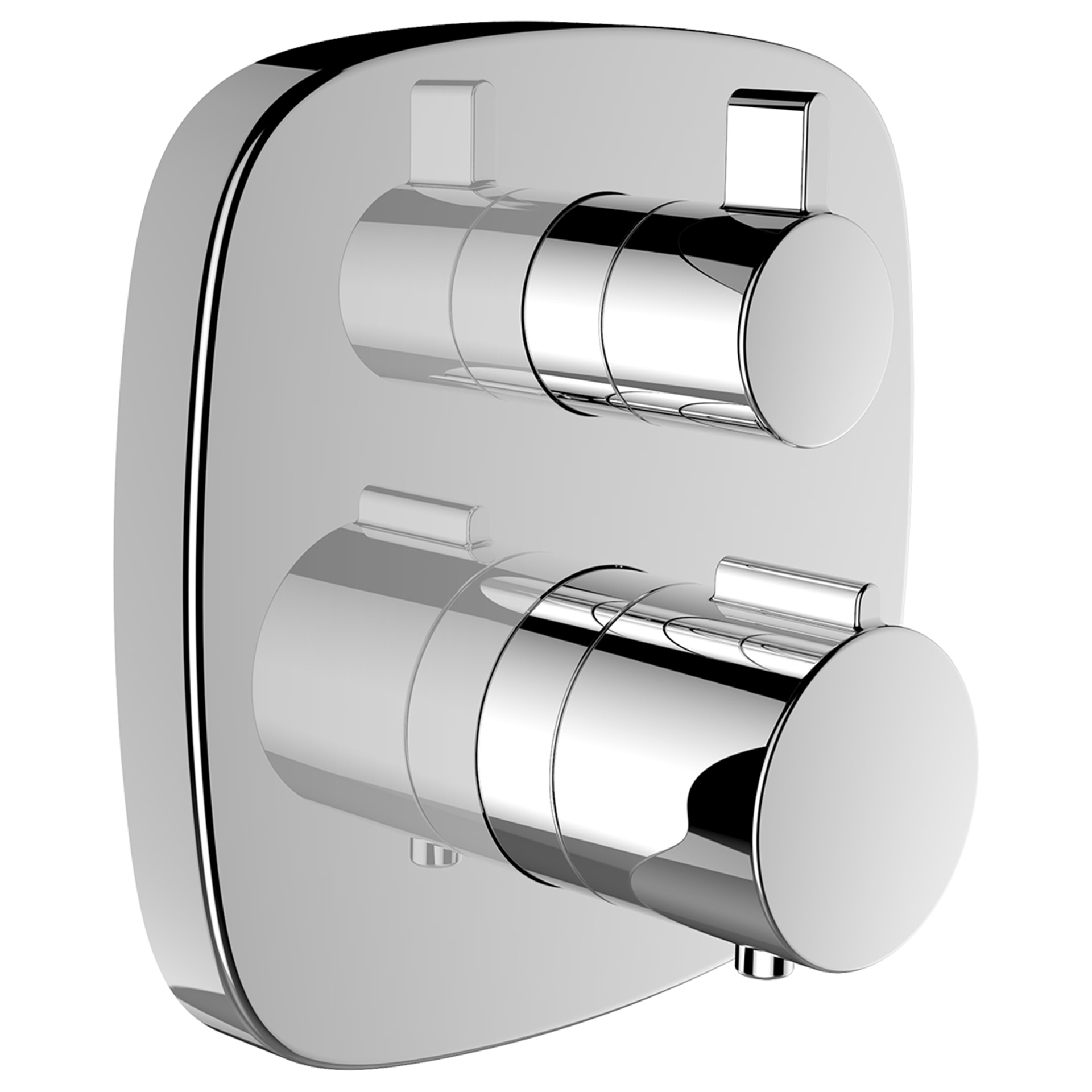 Laufen 2-Griff-Brausethermostat UP Citytherm 1-Mischw.-Abg. chrom HF905374100000 Laufen 2-Griff-Brausethermostat UP Citytherm 1-Mischw.-Abg. chrom HF905374100000