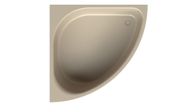 Bette Badewannen Eck Arco Sand 1400x1400x450/50mm 6035-424