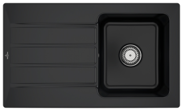 Villeroy Boch EB-SP Architectura 50 860x510mm Ablgarn. IB reversibel Keram. Ebony c+ 335001S5