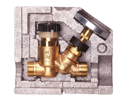 Flamco Zirkulationsventil DN15, 50-60 Grad C AG-AG, Isolierung u.Thermometer M1206340 Flamco Zirkulationsventil DN15, 50-60 Grad C AG-AG, Isolierung u.Thermometer M1206340